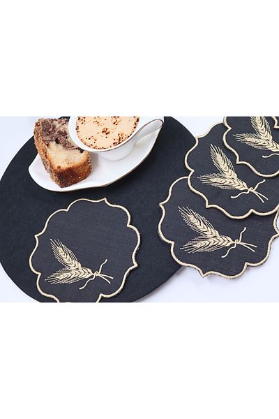 vipceyiz 6-Piece Spike Patterned Presentation Napkin