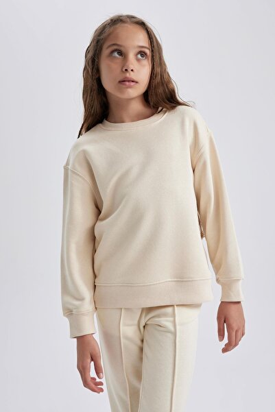 DeFacto Dívčí mikina Crew Neck School Basic A2797A823Au