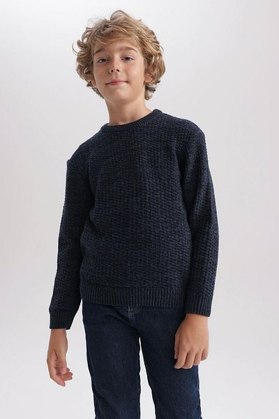 DeFacto Crew Neck kötöttáru pulóver - fiú A5004a823wn