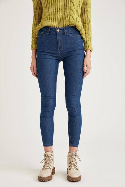 DeFacto Pantaloni de jeans cu talie înaltă Anna