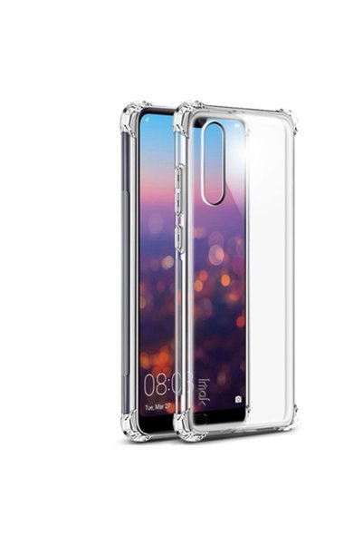 Gpack Huawei P Smart Pro 2019 Kılıf AntiShock Ultra Koruma Sert Kapak Şeffaf