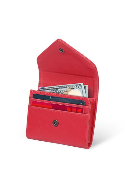 OttoAngelino Poșetă pentru monede și carduri de credit cu protecție RFID OT163