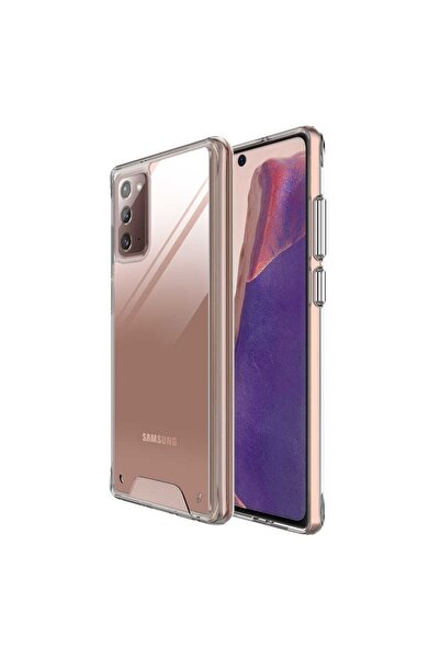Gpack Samsung Galaxy Note 20 Kılıf Gard Nitro Şeffaf Sert Silikon Şeffaf
