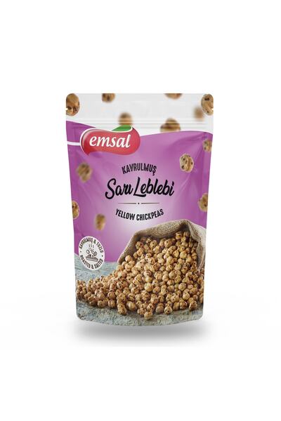 Emsal Kuruyemiş Emsal Kavrulmuş Tuzsuz Leblebi 200 gr Doypack