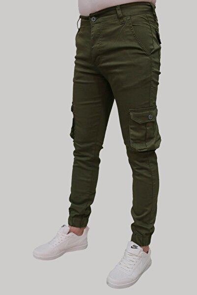 bombe Men's Cargo Pants Khaki