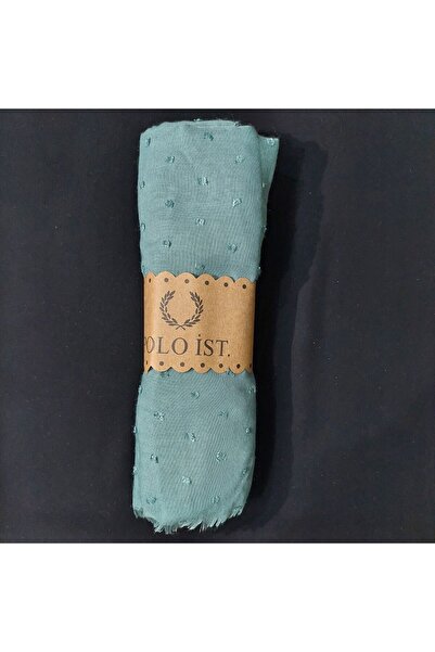 poloist Pıt Pıt Kabarcıklı Pamuklu Şal