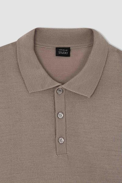 DeFacto Slim Fit Polo Neck Knitwear Sweater