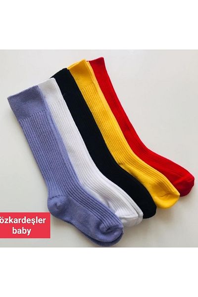 ÖZKARDEŞLER BABY бебешки и детски чорапи до коляното 5бр