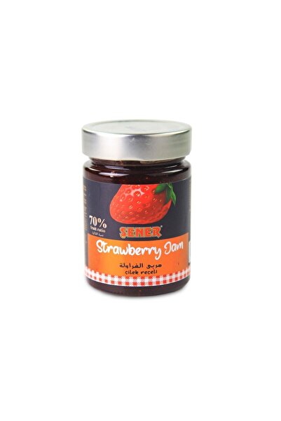 Şener %70 Meyveli Reçel Glikozsuz Reçel Çilek Reçeli 400 gr