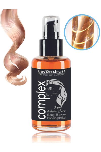 Lavendrose مصل العناية بالشعر المركب 100 مل - مستخلص البازلاء الطبيعية وذيل الحصان