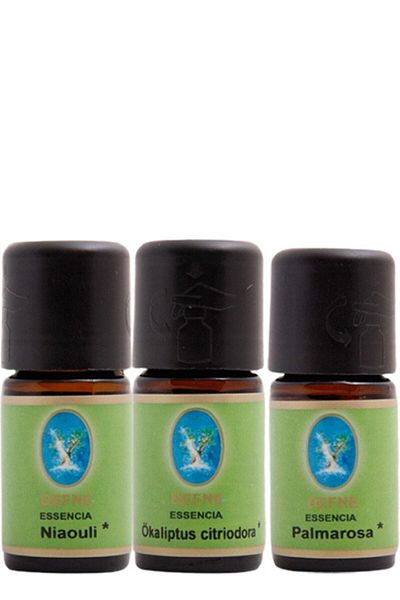 NUKA 10 ml 3 Pack - Organic Niaouli, Palmarosa, Eucalyptus Citriodora Oil