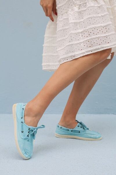 ELİT SHOES Natural World Doğal Pamuk Eskitme Erkek Ayakkabı