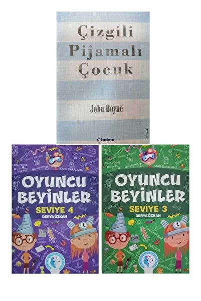 Curious&Genius Oyuncu Beyinler 3 Ve 4 Akıl Zeka Oyunları Tazof & Çizgili Pija...