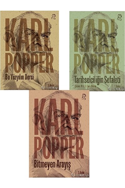 Kronik Kitap Bu Yüzyılın Dersi - Tarihselciliğin Sefaleti - Bitmeyen Arayış -...