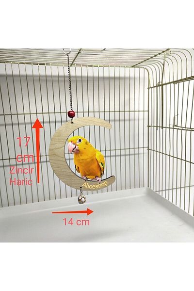 Alice Roost Swing for Cockatiels and Birds of Their Size
