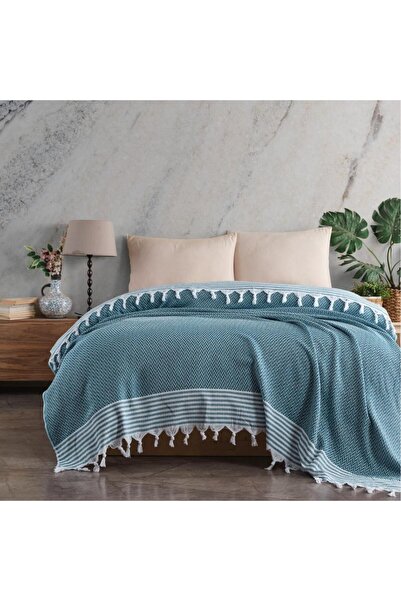 Skyrose Cuvertură de pat modernă cu model V 200x230 cm pat piqué linie încruc...