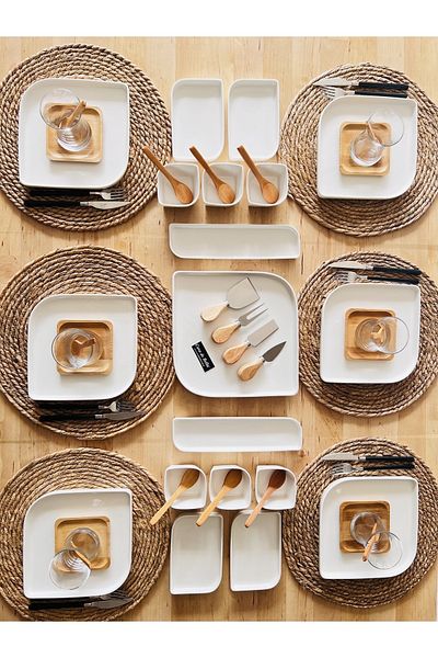 CASA DE BELLA 43 Piece Porcelain Breakfast Set