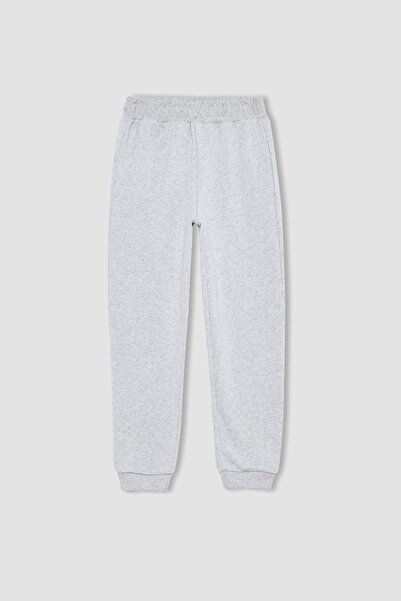 DeFacto Kız Çocuk Baskılı Kapüşonlu Sweatshirt Eşofman Altı 2'li Takım