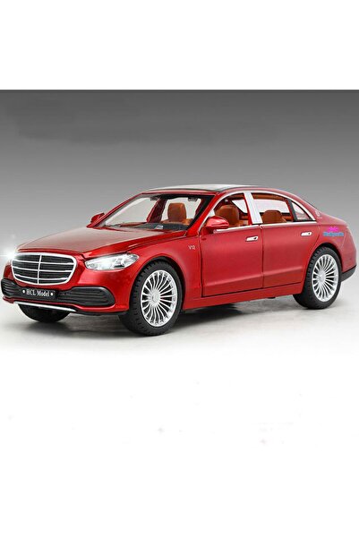 hediyecik 1:22 Mercedes Benz Maybach S600 Diecast Model Araba Sesli Işıklı Kı...