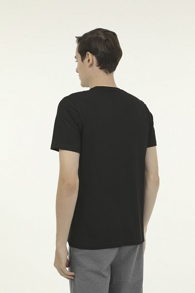 Kinetix M-SN221 BSC V T-SHIRT 3FX Tricou negru cu mânecă scurtă pentru bărbați