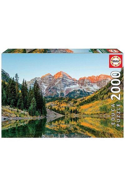 EDUCA 2000 Piece Maroon Bells Landscape America Puzzle