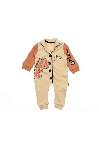 Bebelove طفل رضيع لطيف دينو بذلة الرسن زرر