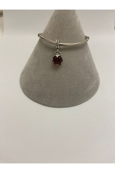 Plenty Jewellery Kırmızı Uğur Böceği Sallantılı Charm