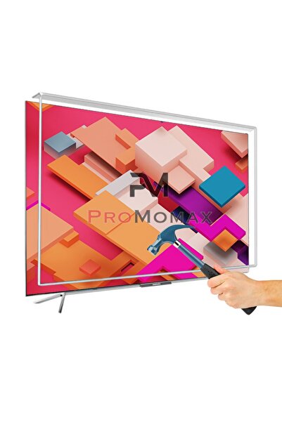 Promomax 55" Inç 139 Ekran 4k Uyumlu Şeffaf Ultra Dayanıklı Tv Ekran Koruyucu Tv Screen Protector