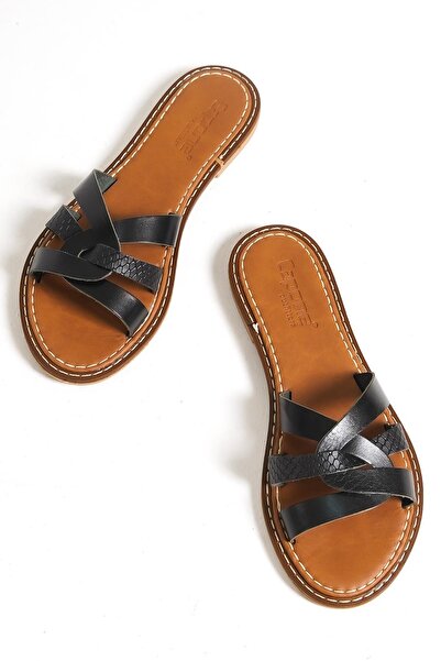 Capone Outfitters Černé dámské pantofle Capone