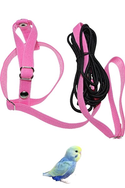 Petcalvit Jumbo Muhabbet Kuşu Tasması Pembe