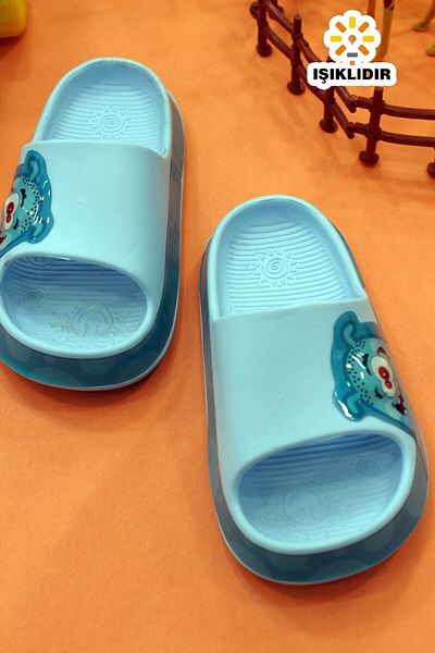 solariz Daily Orthopedic Lighted Non-Slip Sole Beach-Sea Children's Slippers