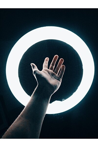 Mega Plus 18 Inç Ring Light Youtuber Makyaj Güzellik 5500k 48w Kuaför Kit Çantalı Ve Kumandalı