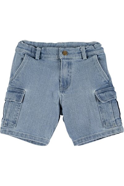 İdilbaby&Mamino Rahat Kesim Denim Erkek Çocuk Kot Şort 16632