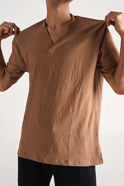 İnsane Minds Μπλουζάκι με μανίκια τριών τετάρτων με γιακά