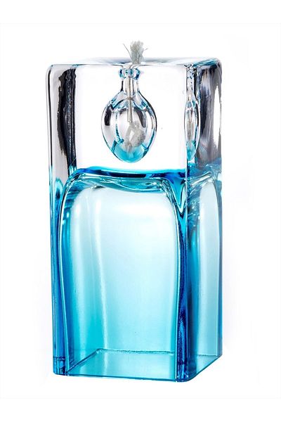 Paşabahçe Turquoise Blue Prism Lamp