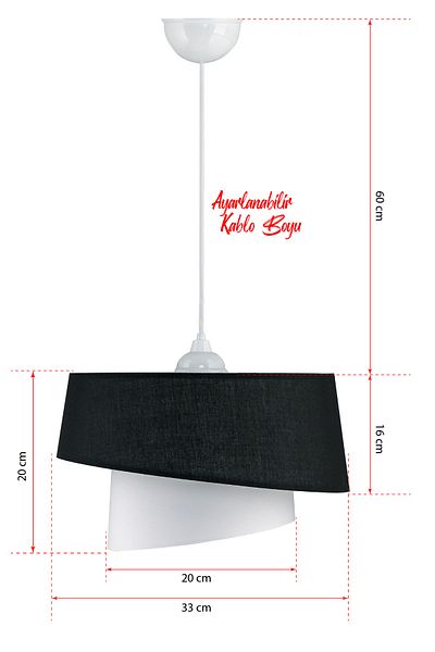 EvLight Helmet Black 2 Tier Pendant Chandelier