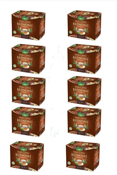 Mindivan 10 Adet Yeşil Çaylı Kinoa Karışık Bitki Çayı 30 Süzen Poşet Ücretsiz Kargo