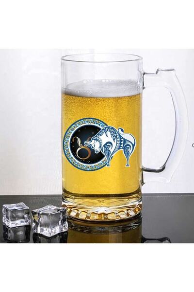 LADİJİTAL BASKI ÇÖZÜMLERİ زجاج بيرة مطبوع عليه علامات زودياك