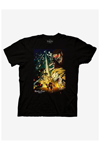 Jose Clothing تي شيرت أسود مطبوع بأكمام قصيرة للجنسين