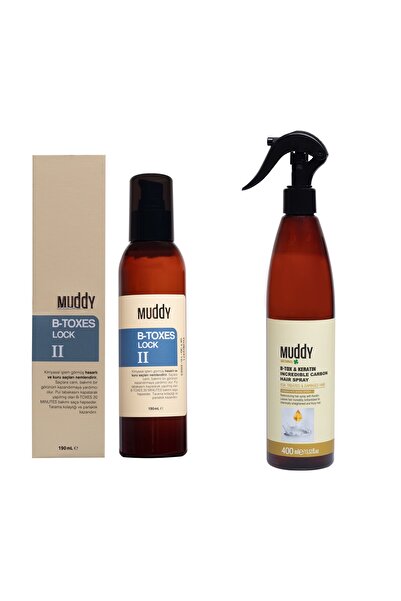 Muddy B-tox, Keratin Acil Onarıcı Sprey Ve B-toxes Lock Set