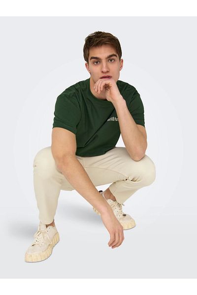 Only & Sons Ανδρικό τζιν παντελόνι Ecru Onsavı Tape Ecru 5098 Dnm Jeans 22025098