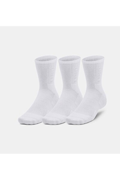 Under Armour Unisex UA 3-Maker 3’lü Paket Mid-Crew Çorap 1373084-100