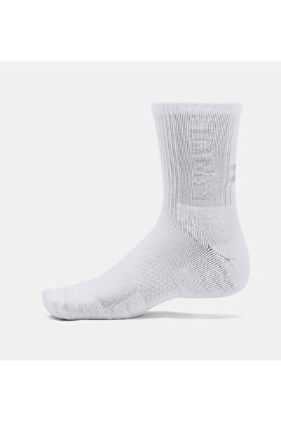 Under Armour Unisex UA 3-Maker 3’lü Paket Mid-Crew Çorap 1373084-100