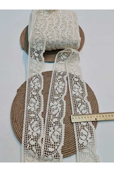Esteks Dantel ve Tekstil Aksesuarları COTTON LACE 5 METERS