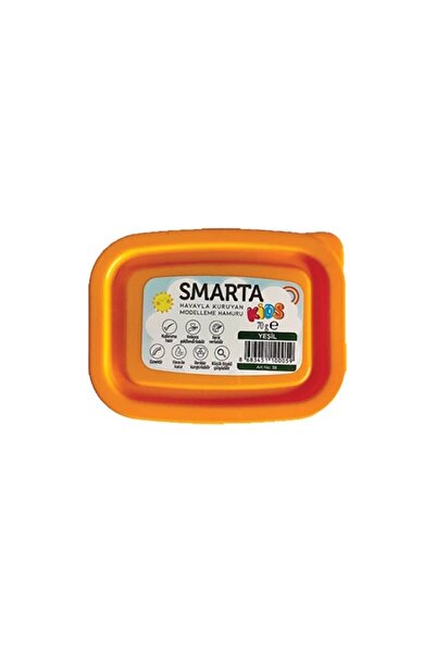 Smarta Akıllı Model Hamuru (Modelleme Hamuru) Sanat Kili Kids Yeşil 70 Gram (...