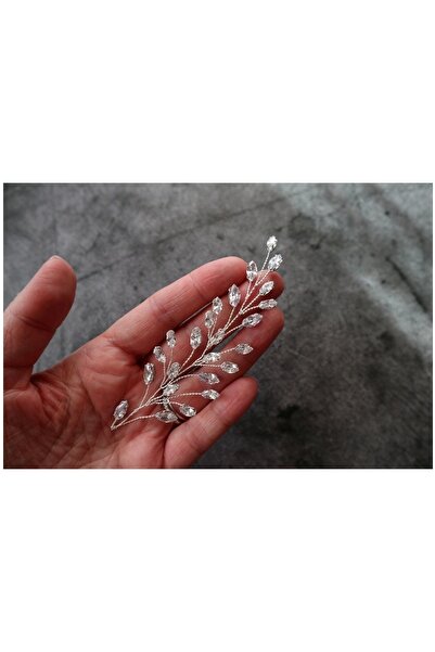 BBA TULLE STORE نموذج جانبي كريستالي تاج الزفاف، إكسسوار شعر تاج الزفاف، إكسس...