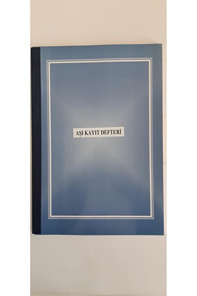 Kültür Matbaası Aşı Kayıt Defteri 200 Sayfa