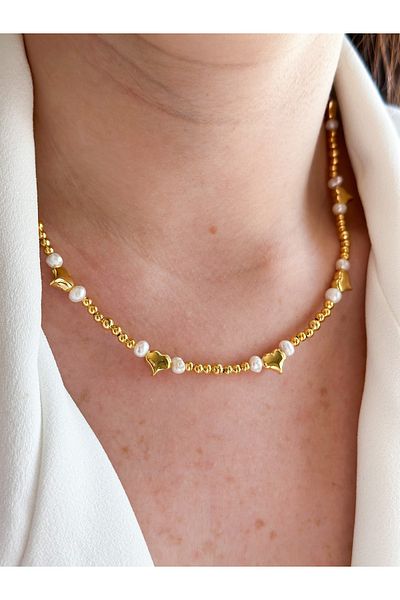 CHARMLUCKY Heart ball necklace