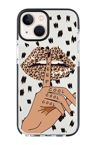 shoptocase Iphone 14 Plus Uyumlu Kenar Korumalı Anti Shock Keep Cool Tasarıml...