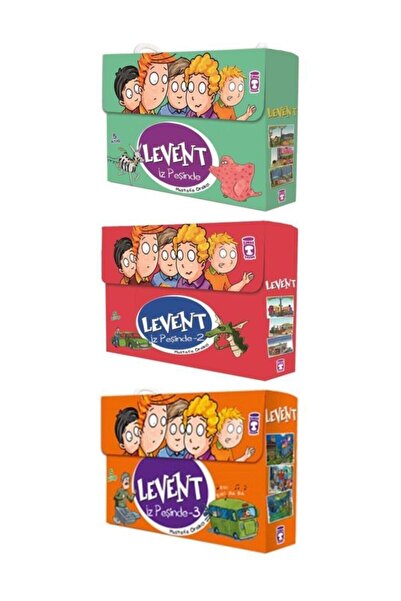 Timaş Çocuk Timaş Levent Iz Peşinde Serisi 1-2-3 Kampanyalı Set (15 Kitap)